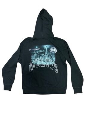 Darc Sport Black Wolves Hoodie Size: XL NWT